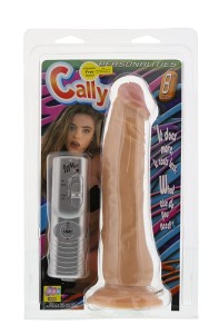 Wibrator Cally 8" Vibrating Flesh