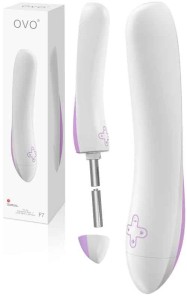 Wibrator OVO F7 White/Pink