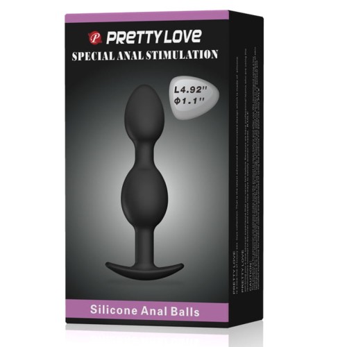 Korek Analny Pretty Love Silicone Anal Balls II