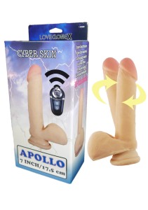 Wibrator Rotacyjny Cyber Skin LoveClonex 7" Apollo