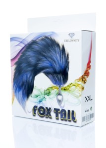 Korek Analny Fox Tail-Black XXL