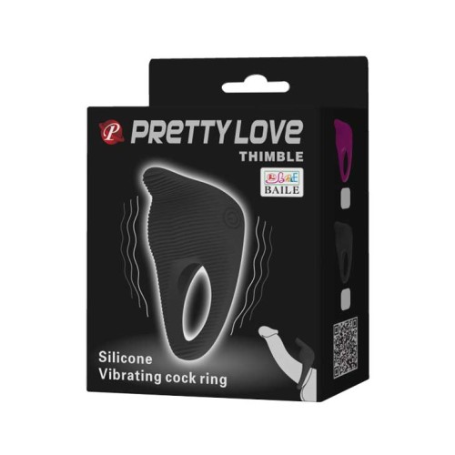 Wibrujący Pierścień Erekcyjny Pretty Love Thimble